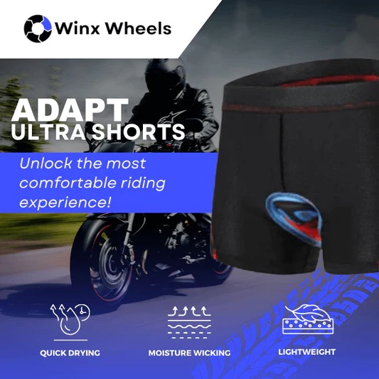 Winx Wheels - Padded Motorcycle Shorts, Padded Cycling Shorts