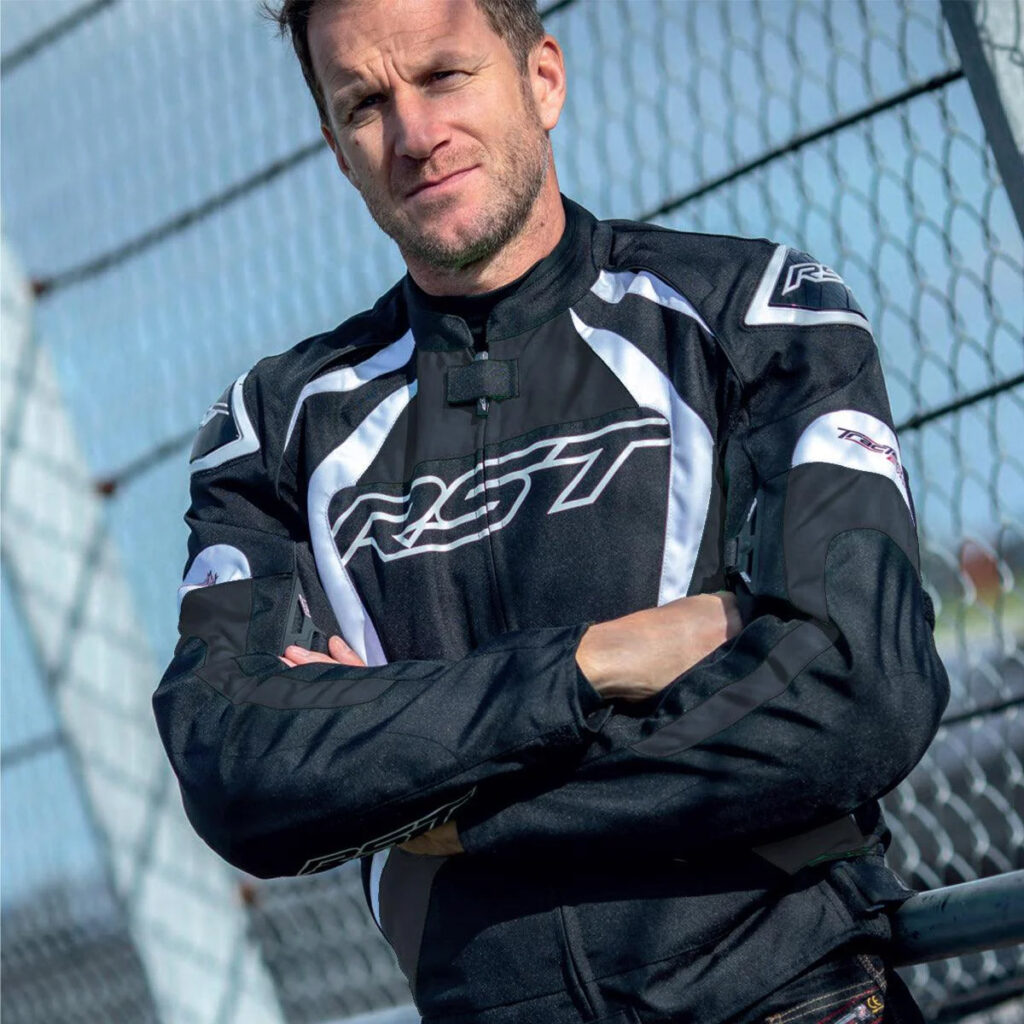 Rst textile motorcycle jacket sale