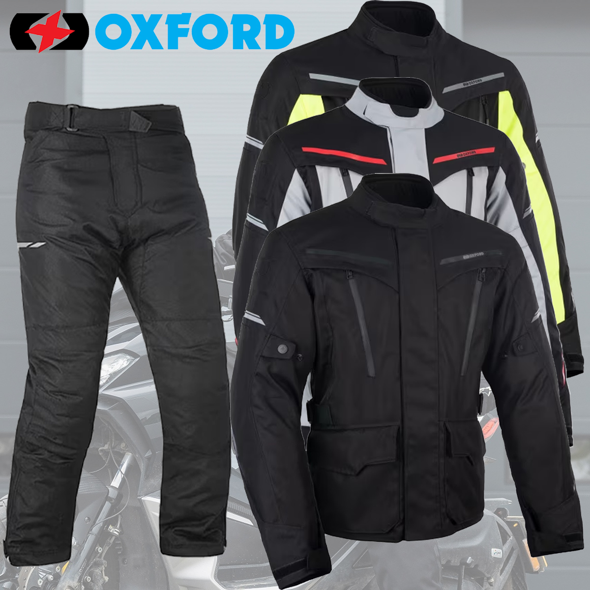 Oxford Metro 1.0 Textile Trousers - Tech Black - FREE UK DELIVERY